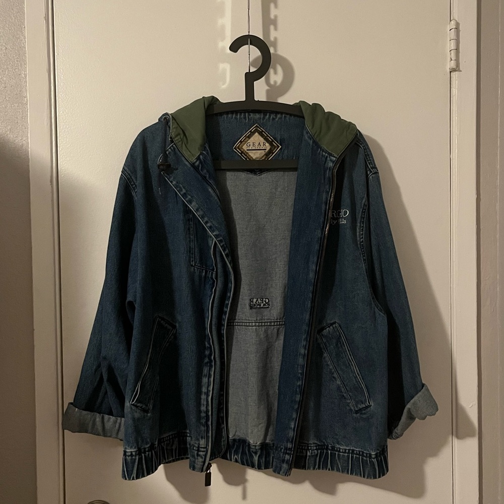Giorgio Beverly Hills Vintage denim oversized jean jacket